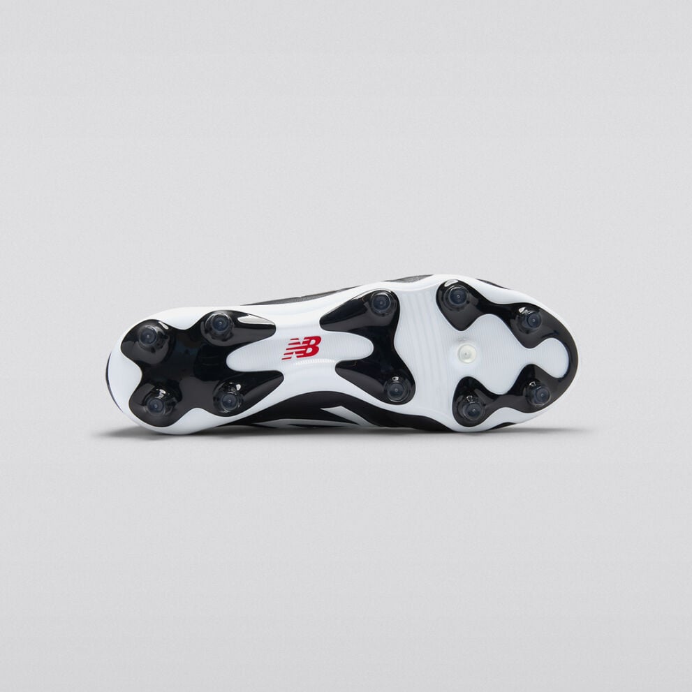 Cleats with white sole